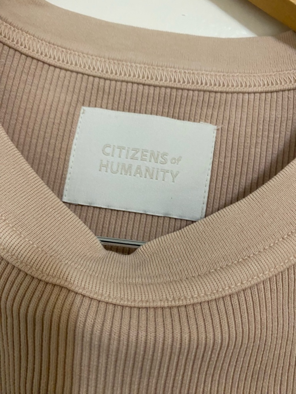 Citizens Of Humanity Isabel Rib Tank Top In Sandatlas - Picture 9 of 13